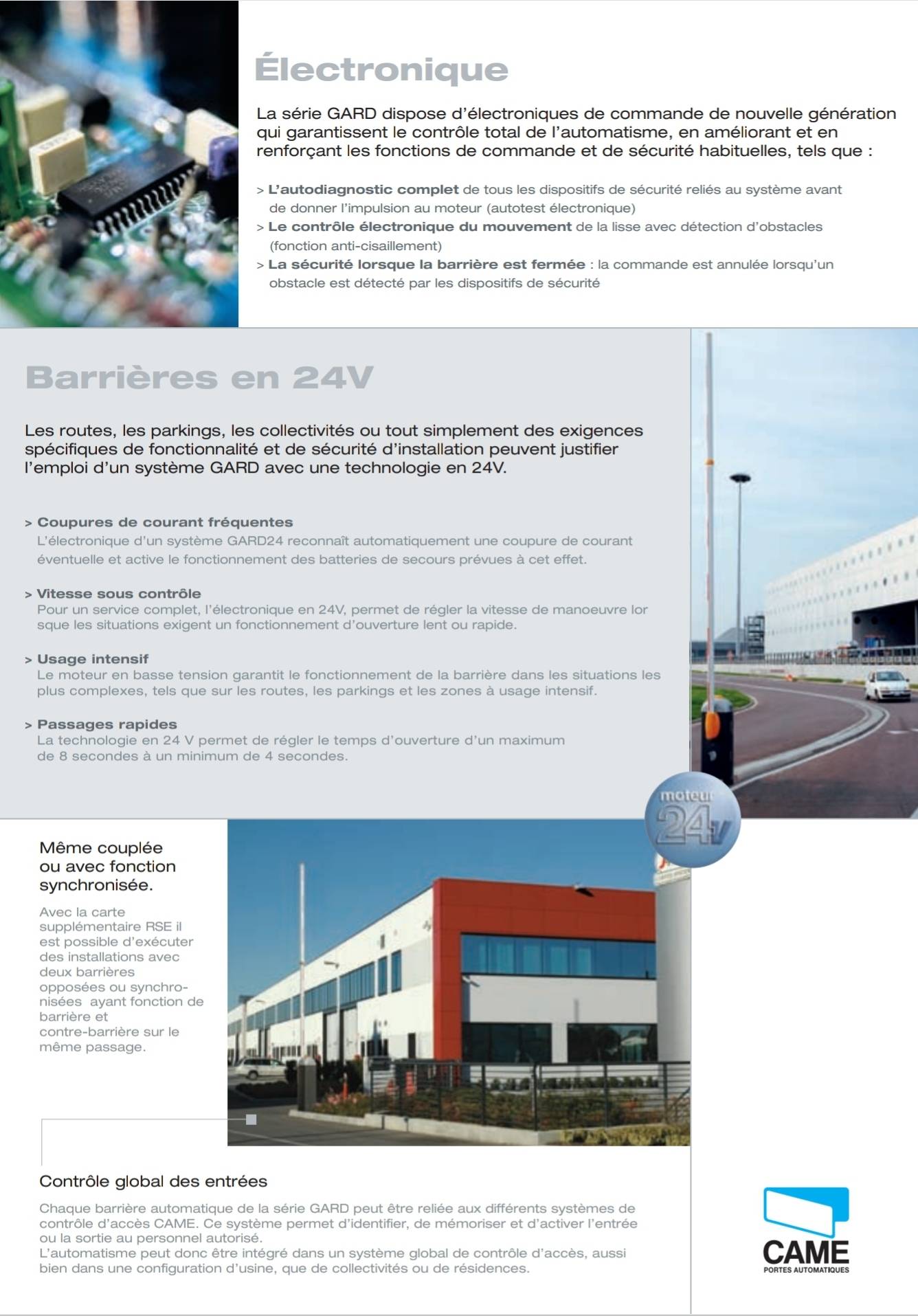Barriere levante automatique CAME