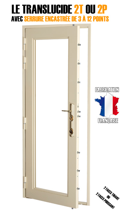 BLOC PORTE vitré blindé en corse